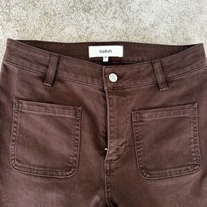 Ba&sh Chocolate Brown Jeans